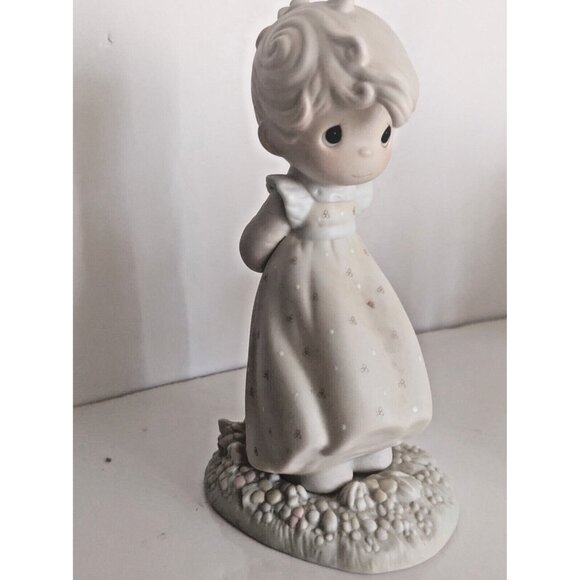 Samuel Butcher Precious Moments Enesco 1986 Figurine "Autumn's Praise" - Picture 1 of 10